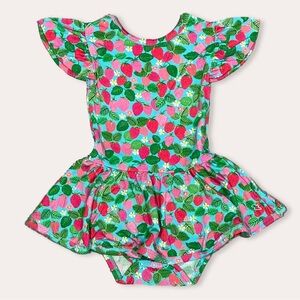 muse threads strawberry fields bodysuit twirl dress